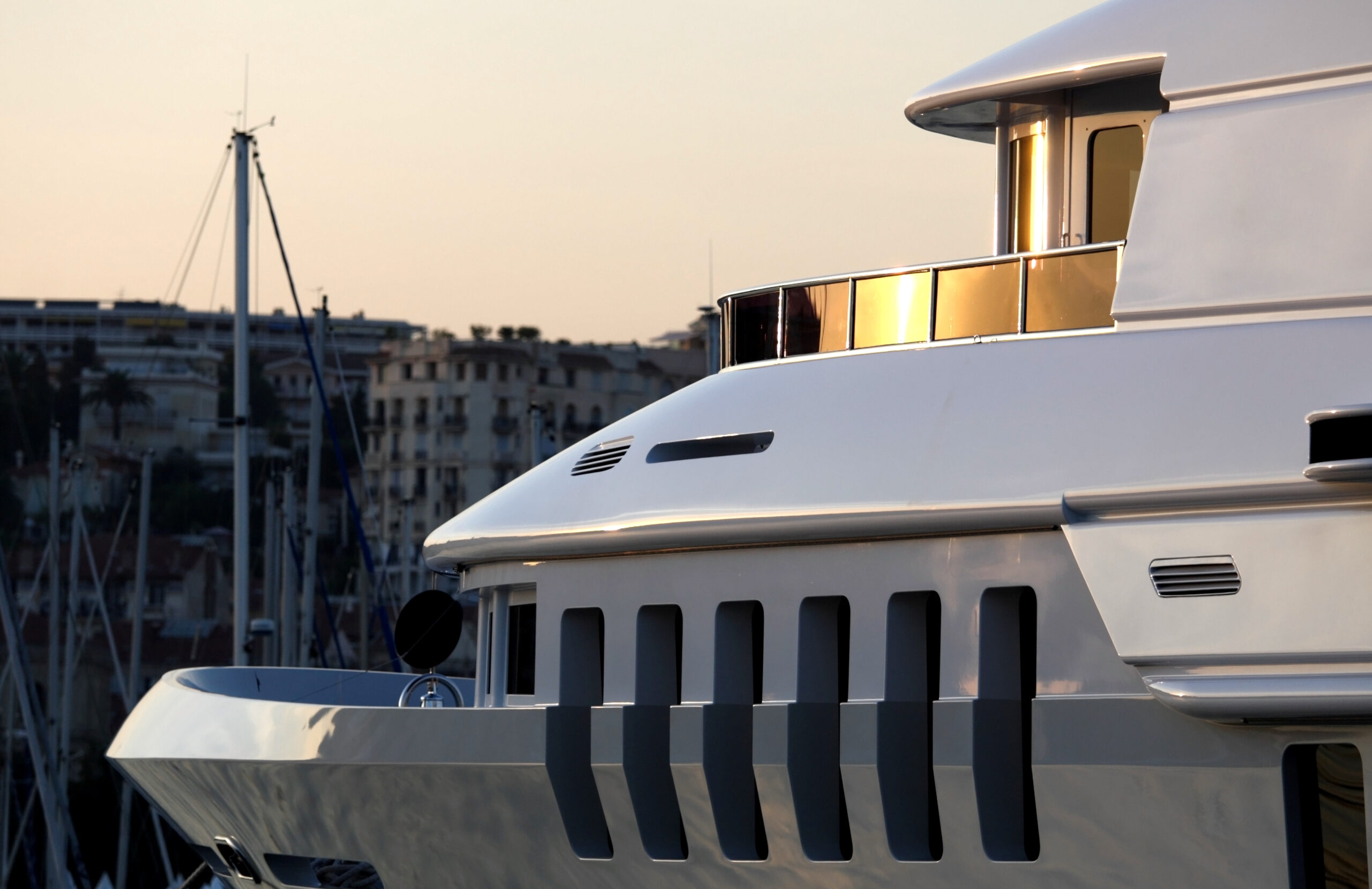 Futuristic yacht design